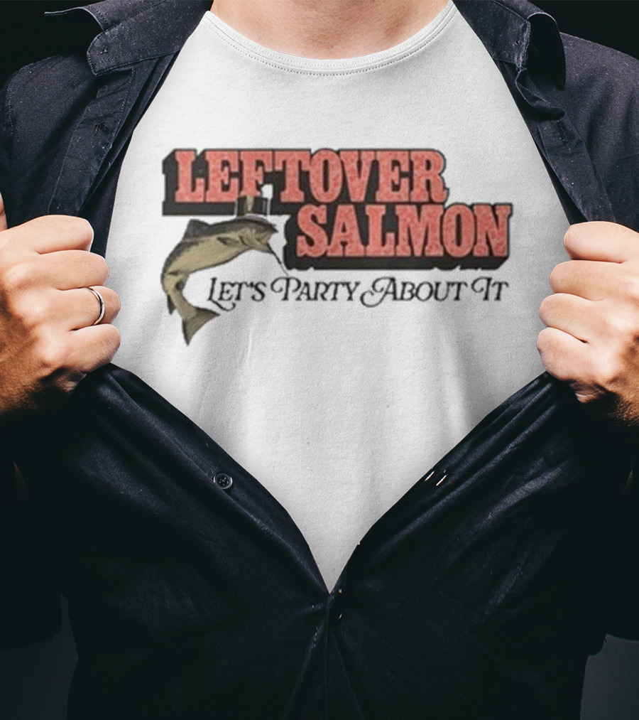 Leftover Salmon Let's Party About It Fish Graphic T-Shirt