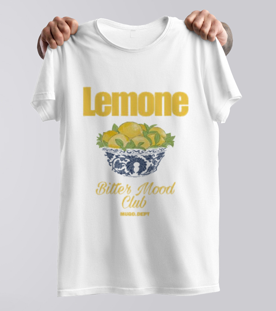 Lemone Bitter Mood Club O Dept Lemons In Bowl T-Shirt