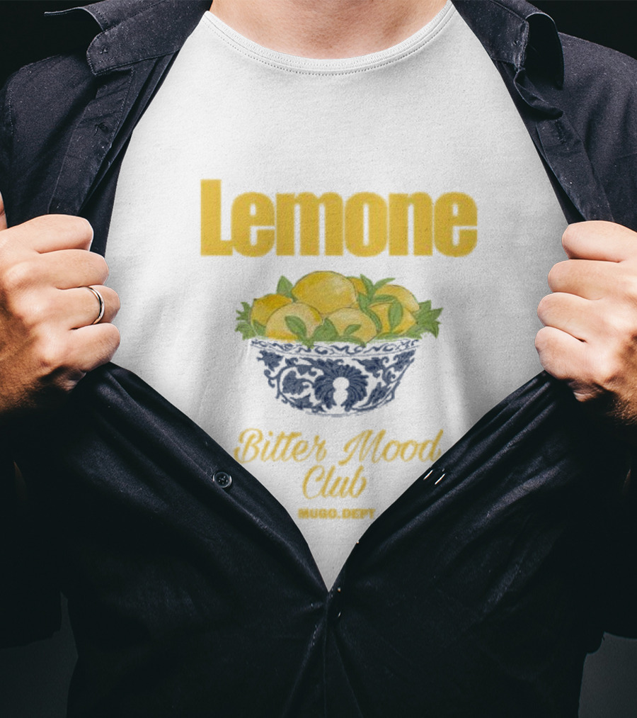Lemone Bitter Mood Club O Dept Lemons In Bowl T-Shirt