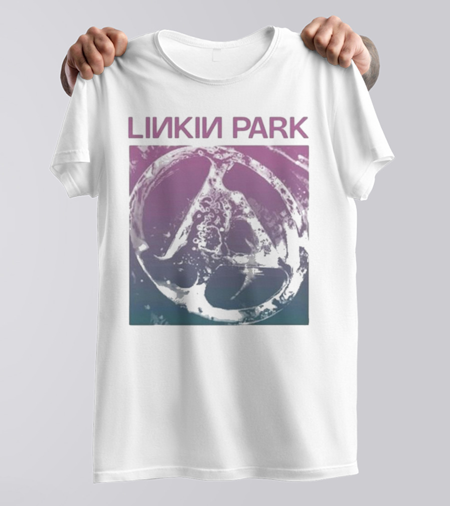 Linkin Park Gradient Circle Symbol Fz Deluxe Drop Shoulder T-Shirt