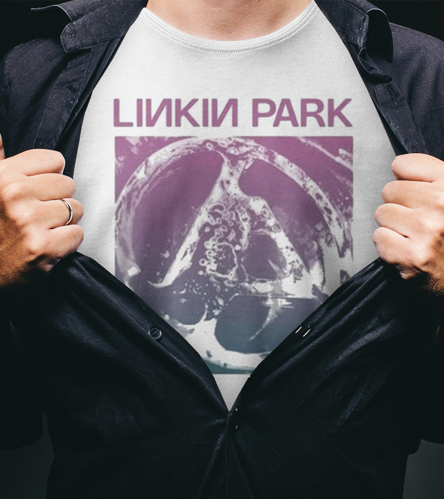 Linkin Park Gradient Circle Symbol Fz Deluxe Drop Shoulder T-Shirt
