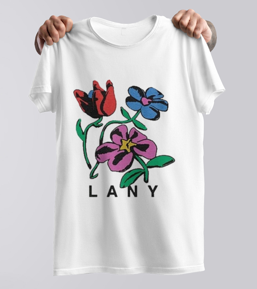Lany ILYSB Colorful Flowers Artwork T-Shirt
