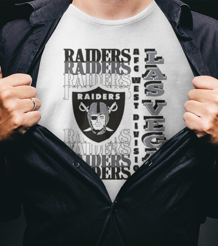 Las Vegas Raiders AFC West Division T-Shirt