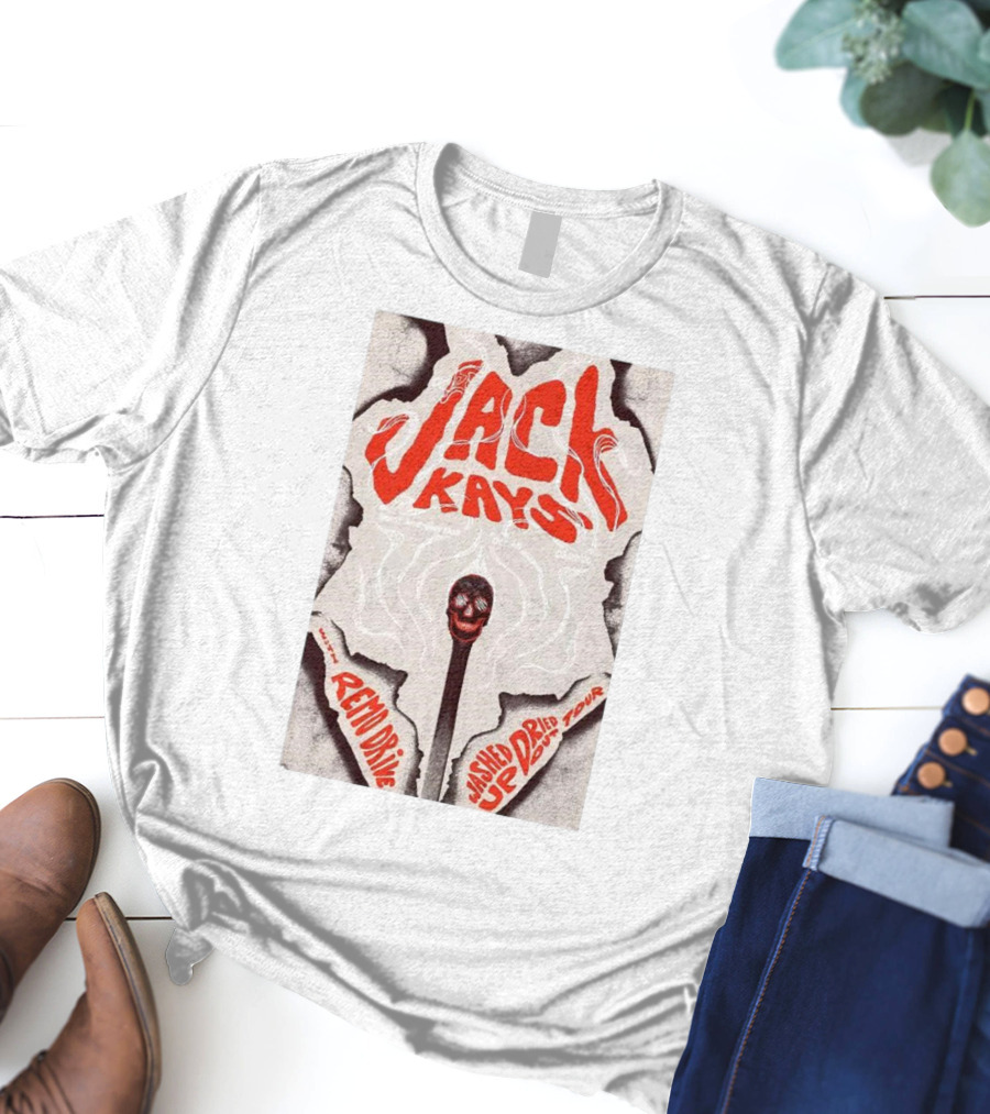 Jack Kays March 9 2025 St. Andrew’s Hall Detroit Featuring Remo Drive Washed Up Dried Up Tour T-Shirt