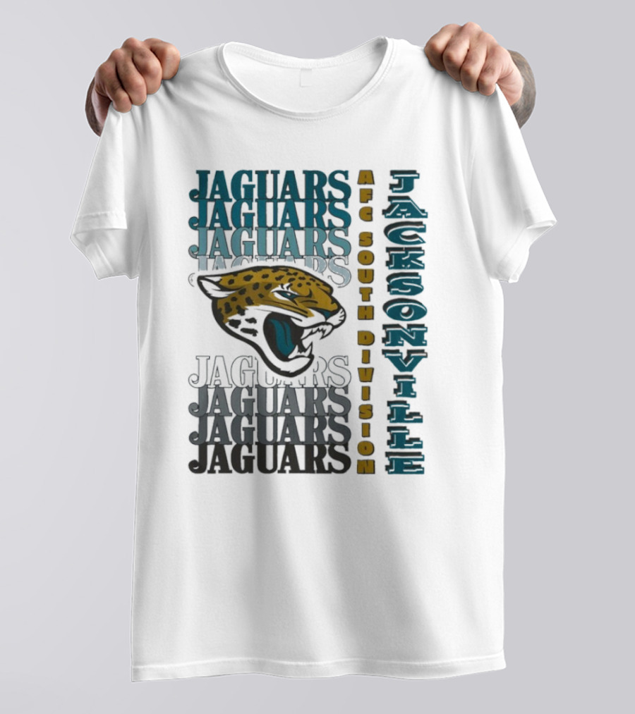 Jacksonville Jaguars AFC South Division Bold Team Spirit T-Shirt