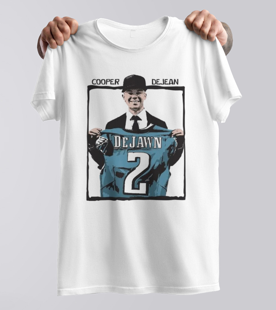 "Cooper DeJean DeJawn Philadelphia Eagles Dark Horse 2" T-Shirt