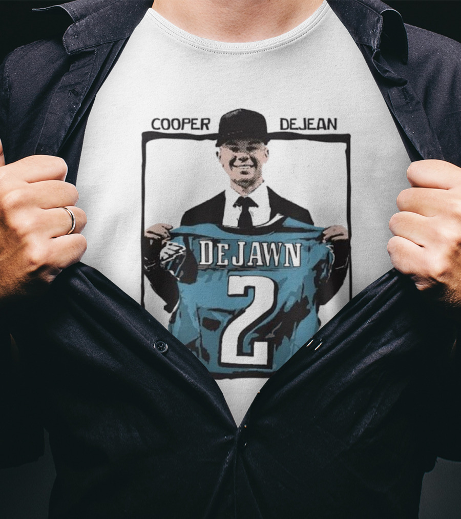 "Cooper DeJean DeJawn Philadelphia Eagles Dark Horse 2" T-Shirt