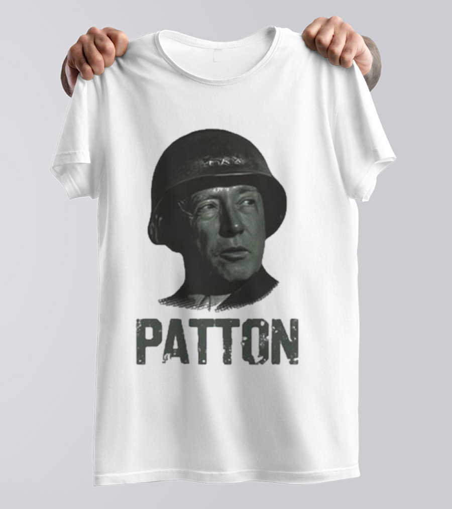 Jake Shields General Patton Helmet Portrait T-Shirt