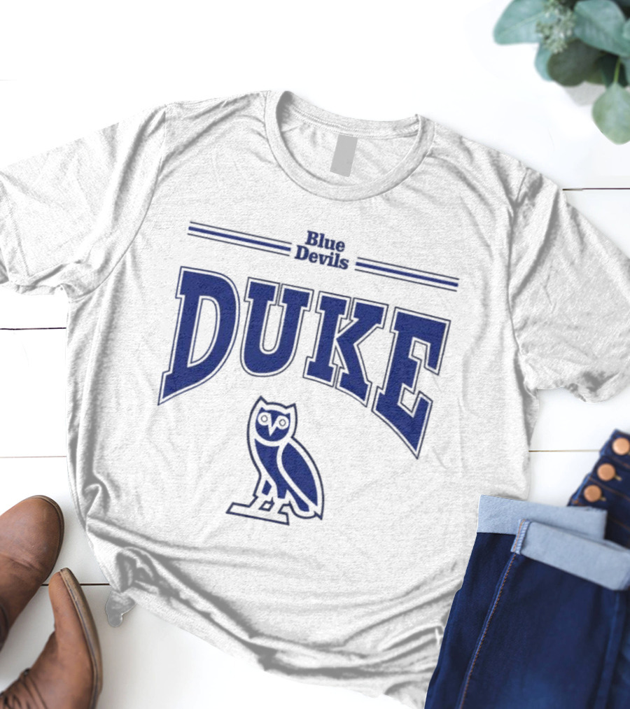 Jayson Tatum Ovo Duke Blue Devils Owl T-Shirt