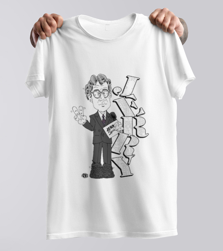 Jerry Tarkanian San Antonio Spurs Frko Basketball Character Cartoon T-Shirt