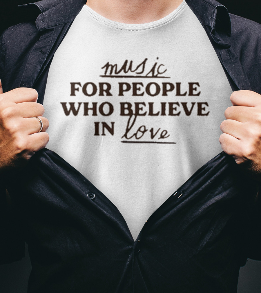 Joe Jonas Music For People Who Believe In Love T-Shirt