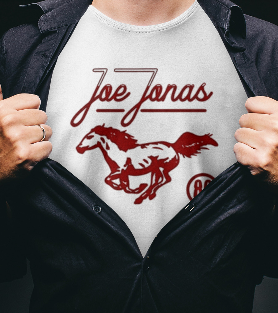 Joe Jonas Mustang 89 Retro Ringer Style T-Shirt