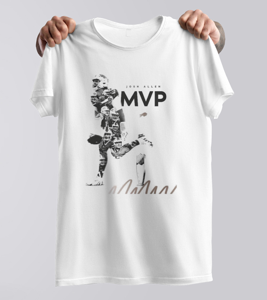 Josh Allen Buffalo Bills MVP Honors Iconic Running Pose T-Shirt