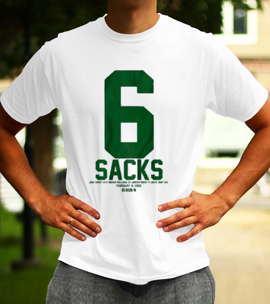 Josh Sweat Milton Williams Jordan Davis Jalyx Hunt 6 Sacks T-Shirt