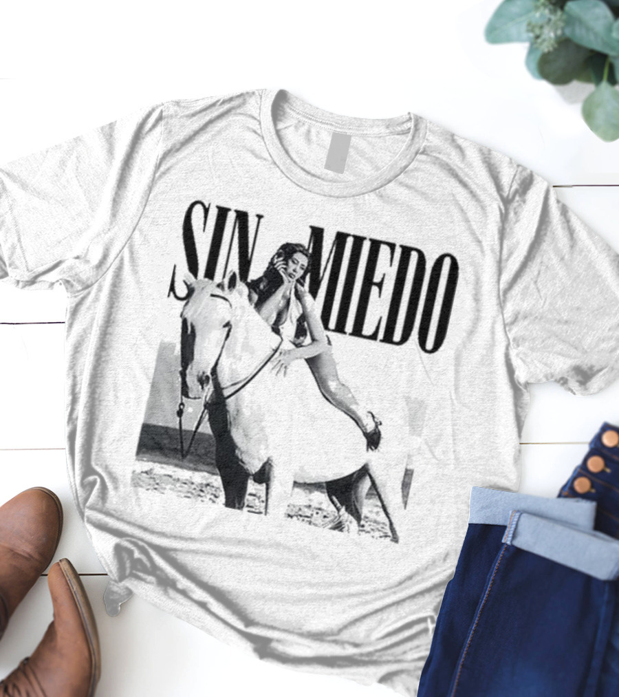 Kali Uchis Sin Miedo Equestrian Horseback Riding Vintage Style T-Shirt