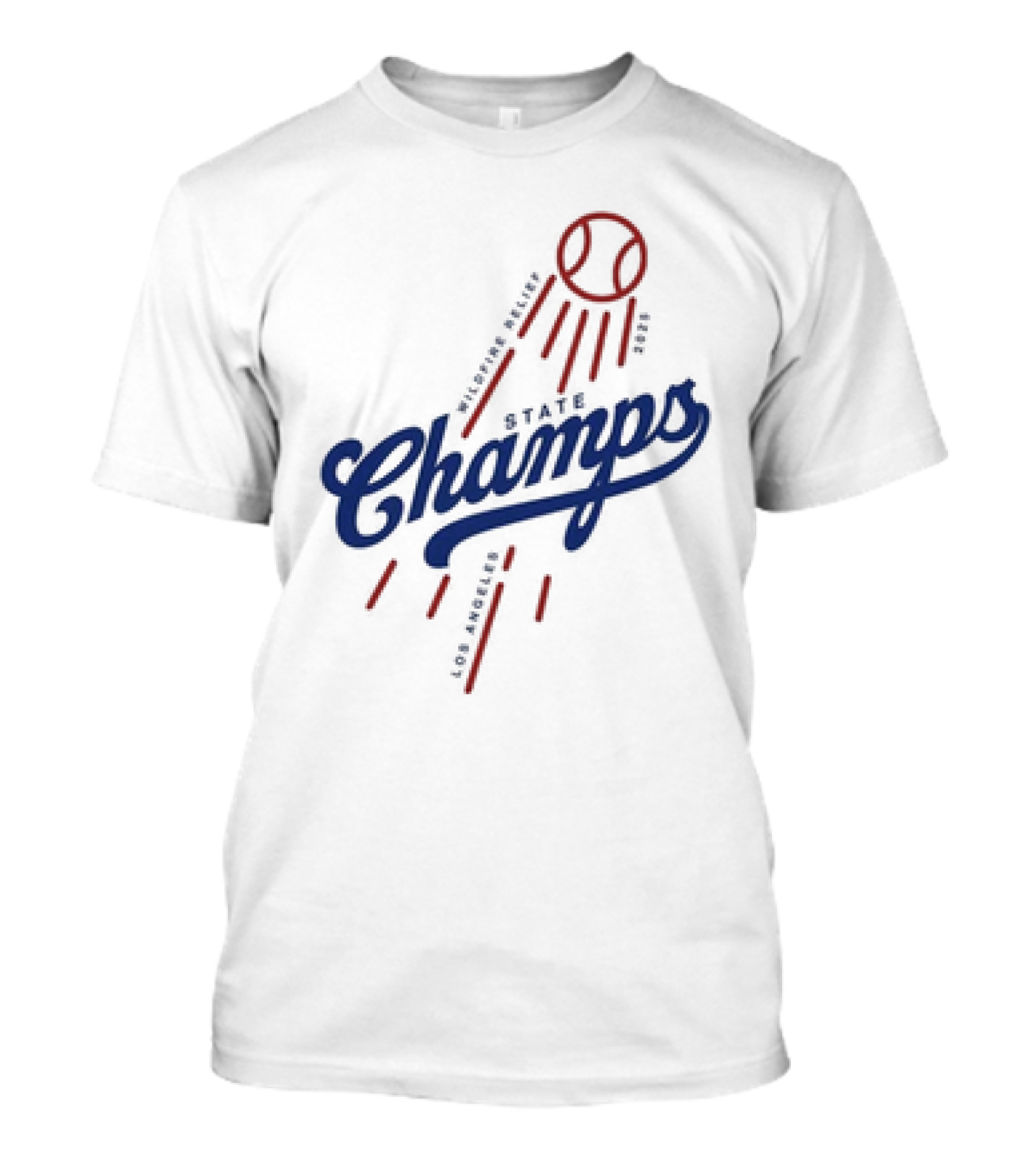 Los Angeles State Champs Wildfire Relief Dodgers 2025 T-Shirt
