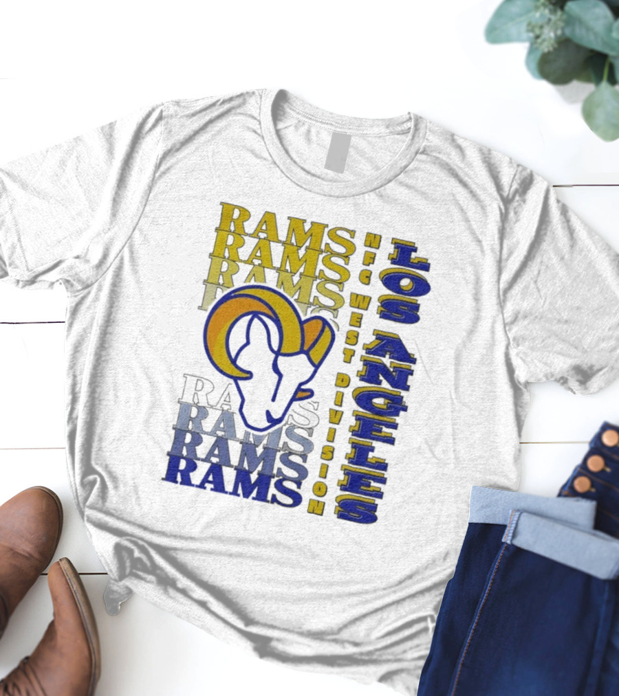 Rams Los Angeles NFC West Division T-Shirt