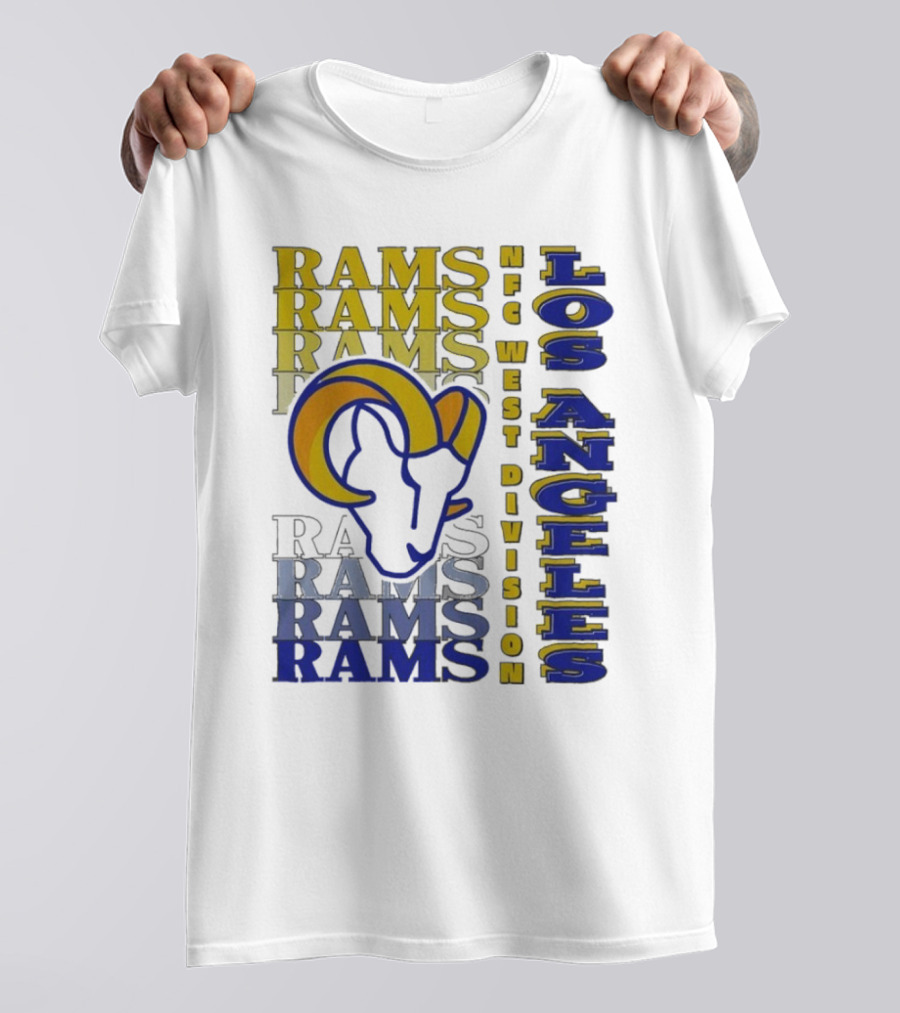 Rams Los Angeles NFC West Division T-Shirt