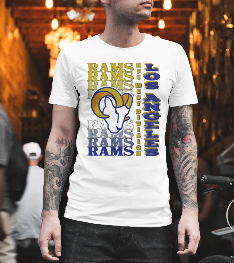Rams Los Angeles NFC West Division T-Shirt