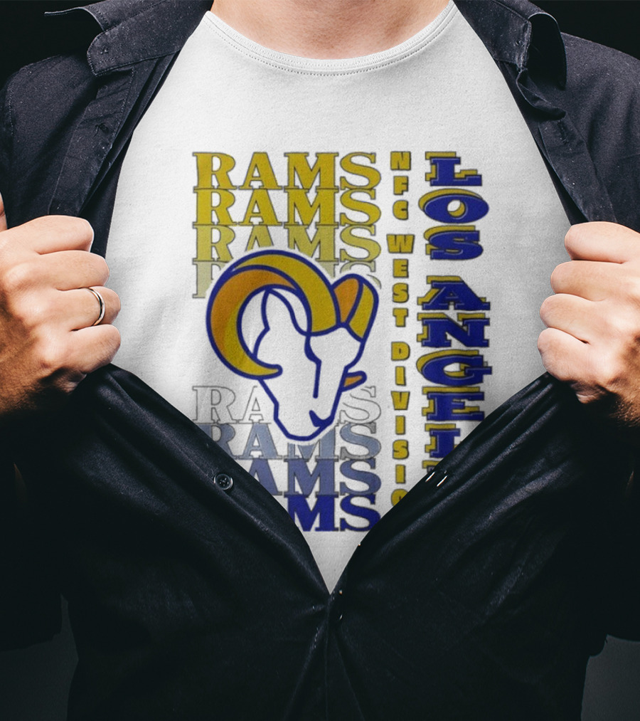Rams Los Angeles NFC West Division T-Shirt