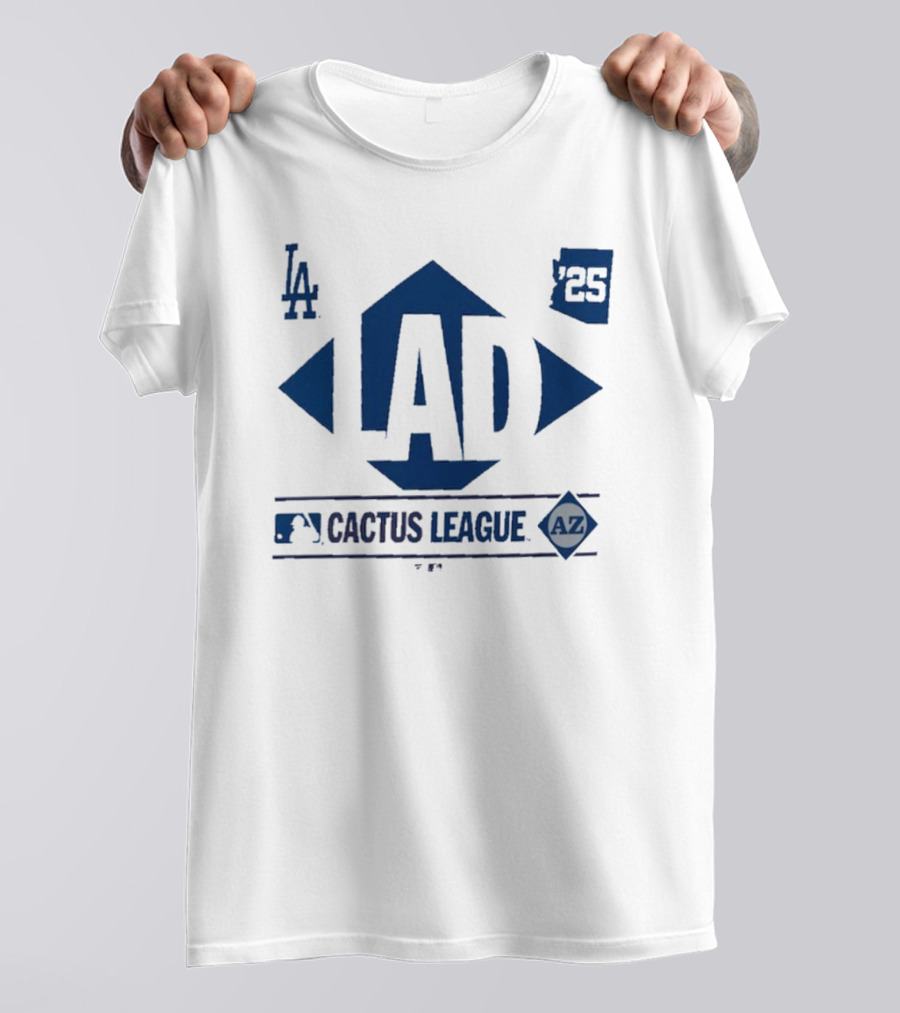 Los Angeles Dodgers 2025 Cactus League AZ True Icon Spring Training T-Shirt