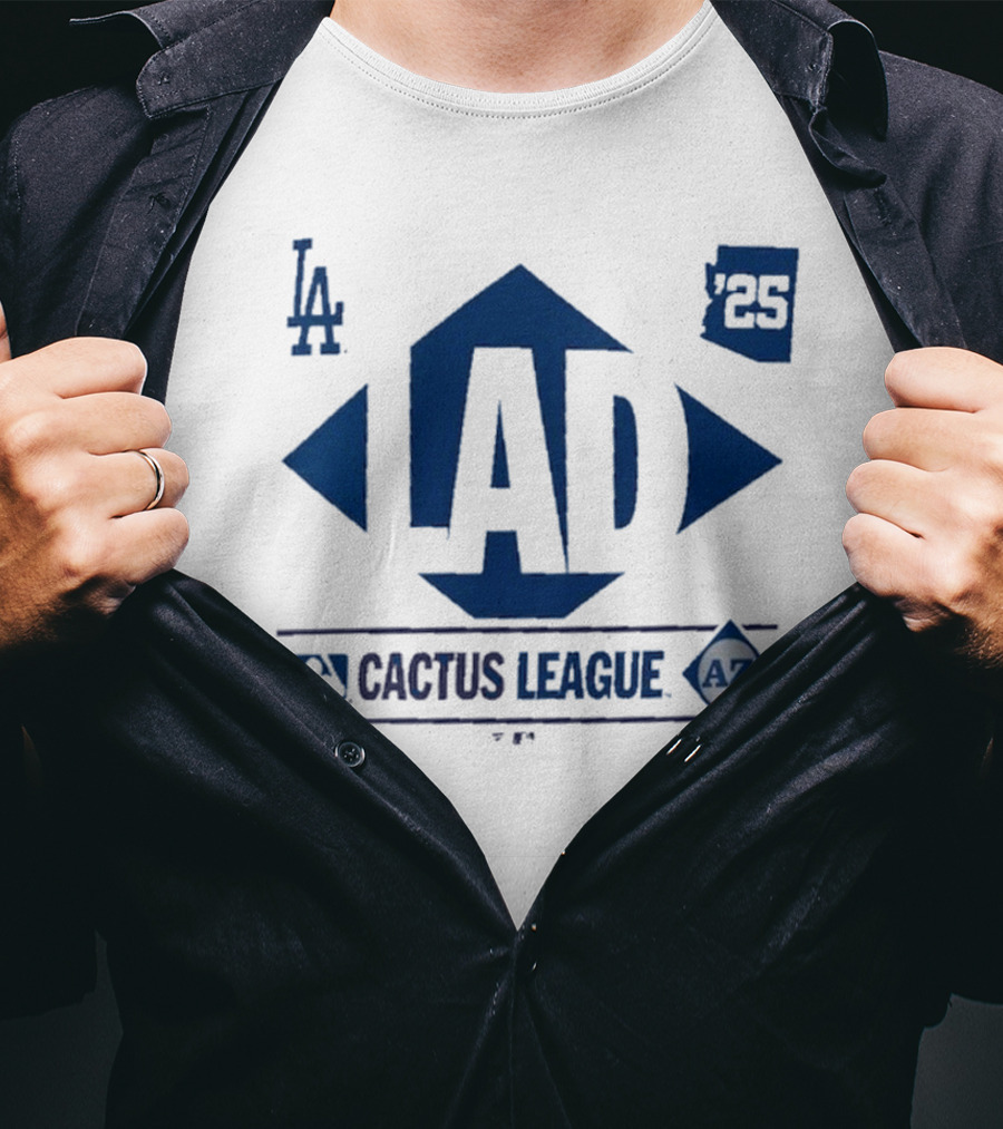 Los Angeles Dodgers 2025 Cactus League AZ True Icon Spring Training T-Shirt
