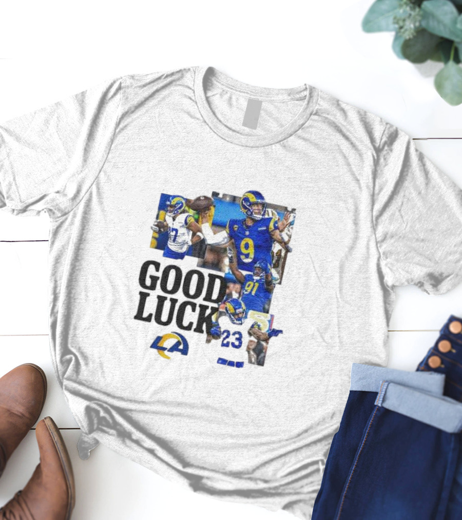 Los Angeles Rams Good Luck NFL Playoffs Est 1967 T-Shirt