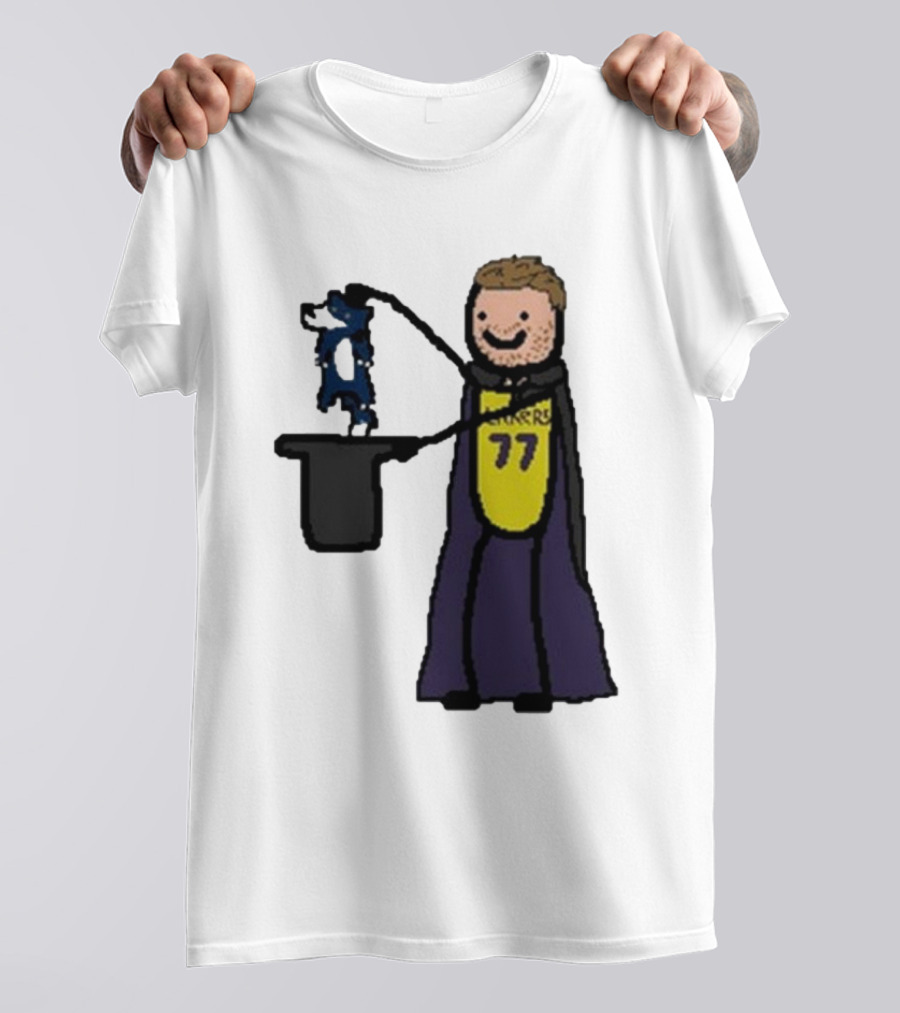 Luka Doncic 77 Lakers Magic Cartoon T-Shirt
