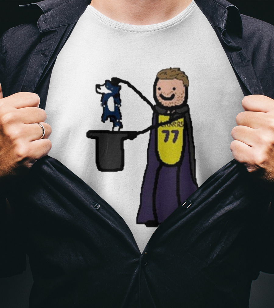 Luka Doncic 77 Lakers Magic Cartoon T-Shirt