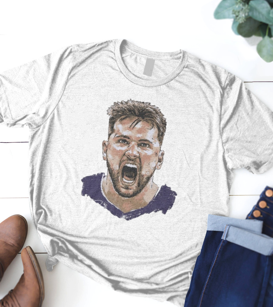 Luka Doncic Los Angeles Lakers Jersey Scream T-Shirt