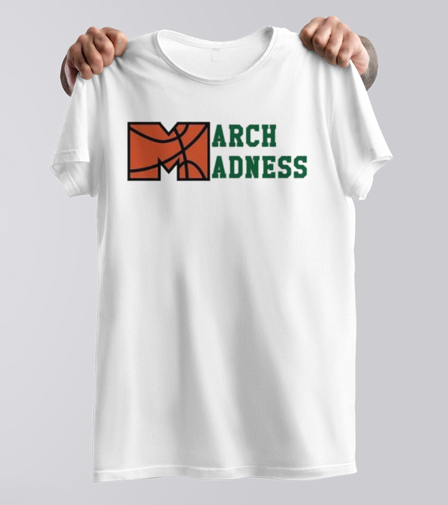 March Madness Basketball M Arch Adness T-Shirt