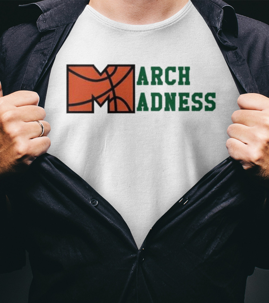 March Madness Basketball M Arch Adness T-Shirt