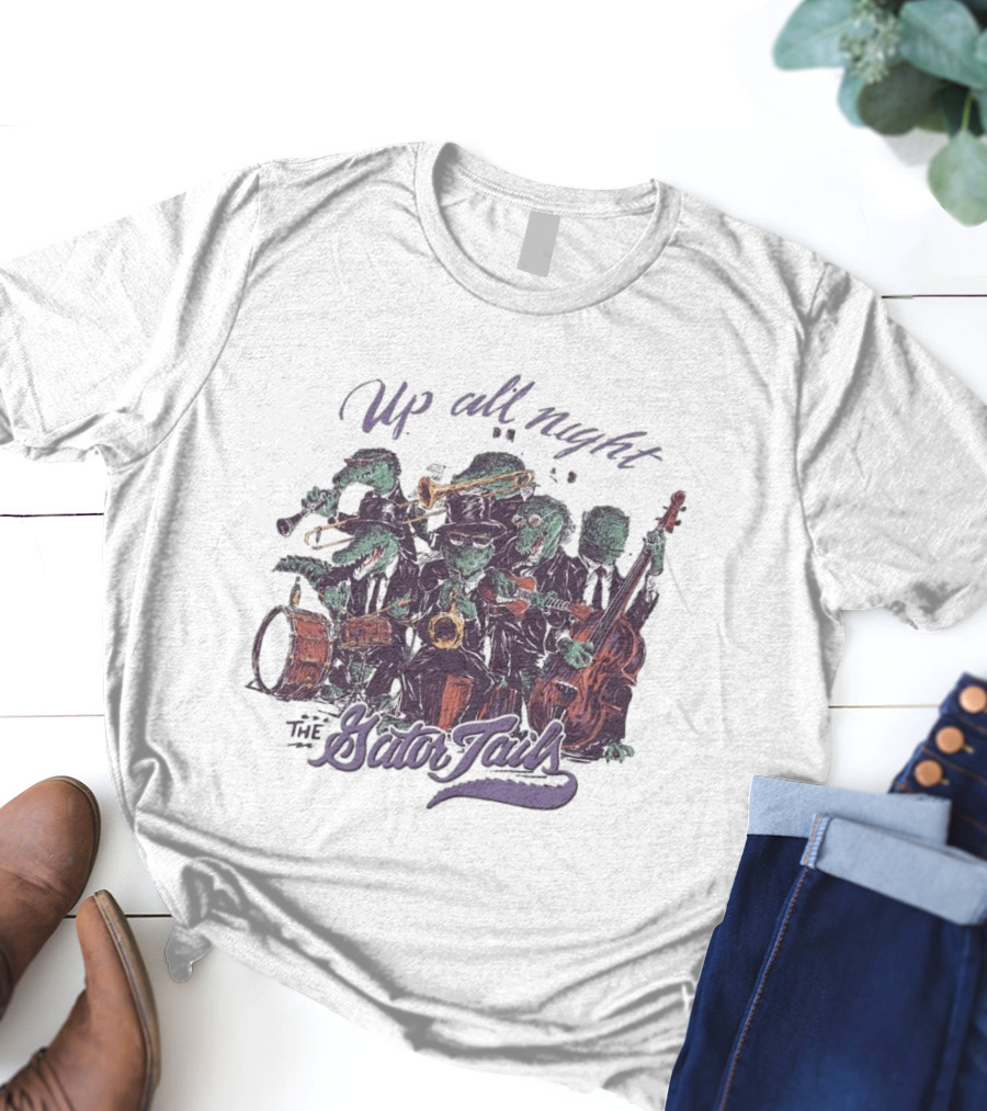 Up All Night With The Gator Jazz Band Mardi Gras T-Shirt