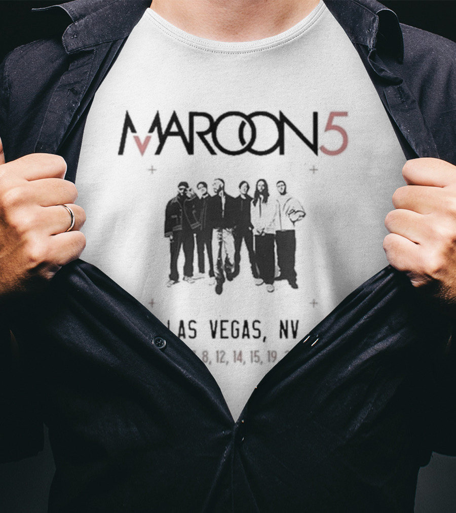 Maroon5 Las Vegas March 28-30 2025 T-Shirt