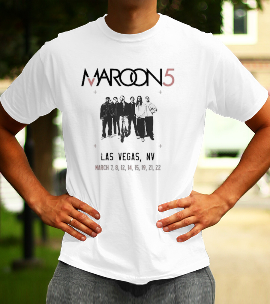 Maroon5 Las Vegas March 28-30 2025 T-Shirt
