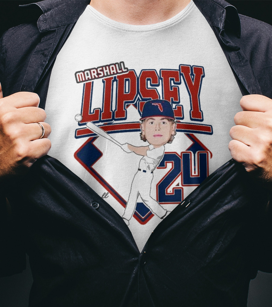 Marshall Lipsey 24 Baseball 2025 M. Reshold T-Shirt