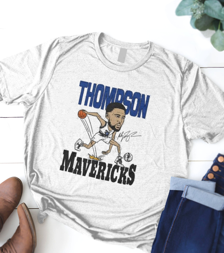 Klay Thompson Mavericks Basketball Caricature T-Shirt