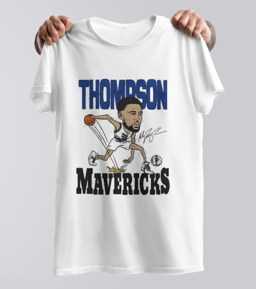 Klay Thompson Mavericks Basketball Caricature T-Shirt