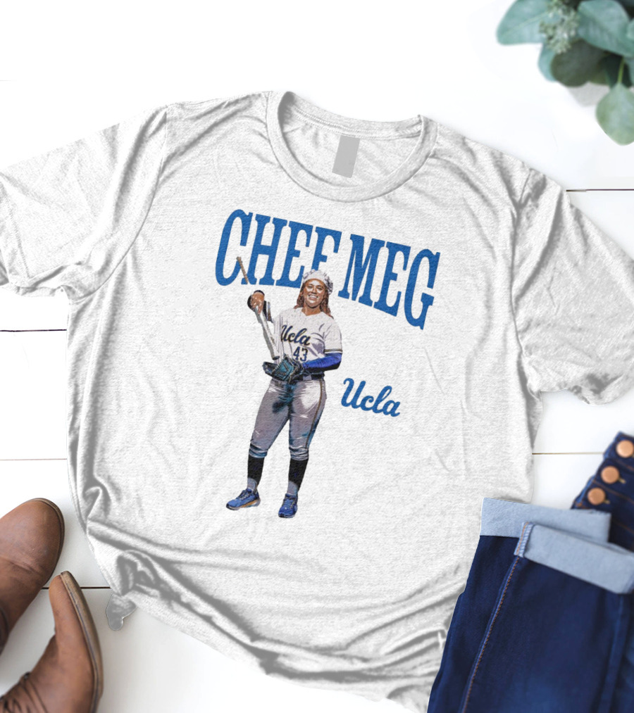 Chef Meg UCLA Bruins Baseball Megan Grant NCAA 2025 T-Shirt