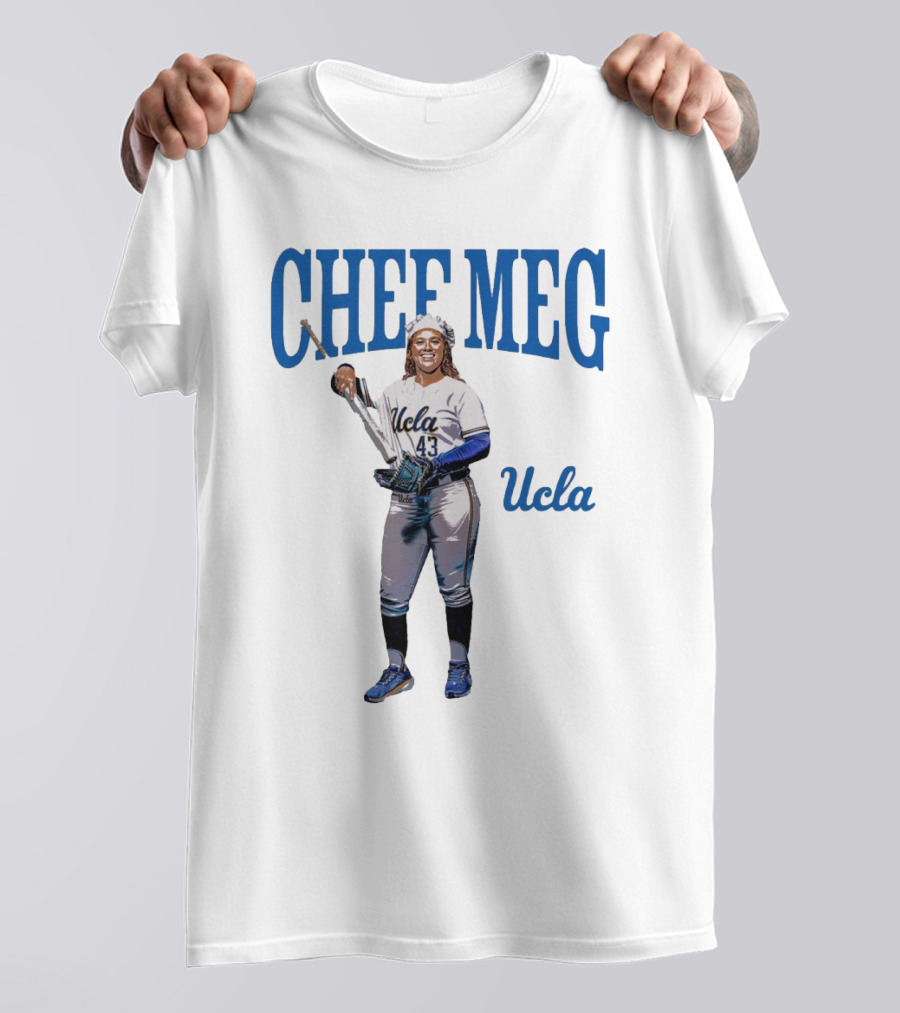 Chef Meg UCLA Bruins Baseball Megan Grant NCAA 2025 T-Shirt