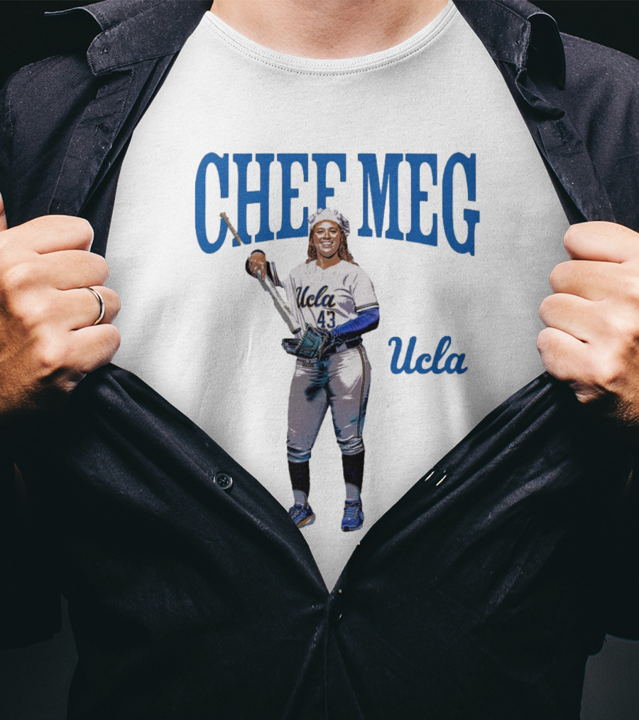 Chef Meg UCLA Bruins Baseball Megan Grant NCAA 2025 T-Shirt