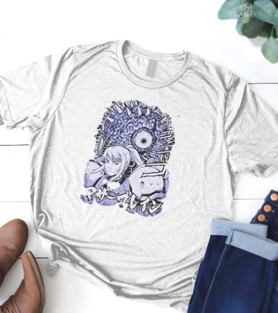 Metroid Mother Brain Samus Manga Style T-Shirt