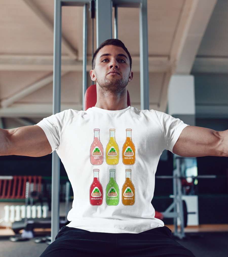 Jarritos Soda Bottle Guava Pineapple Mandarin Strawberry Grapefruit Tamarind T-Shirt