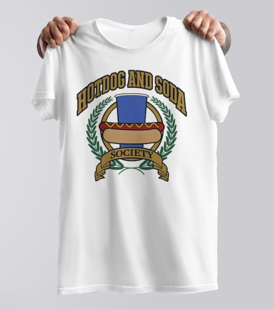Hotdog And Soda Society Middle Class Fancy T-Shirt