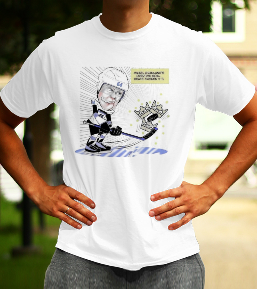 Mikael Granlund Overtime Goal Wins 4-3 Against Sweden With Hockey Crown Icon T-Shirt