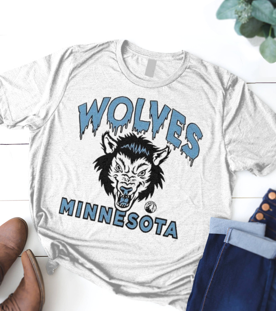 Minnesota Wolves Mascot Tri-Blend T-Shirt