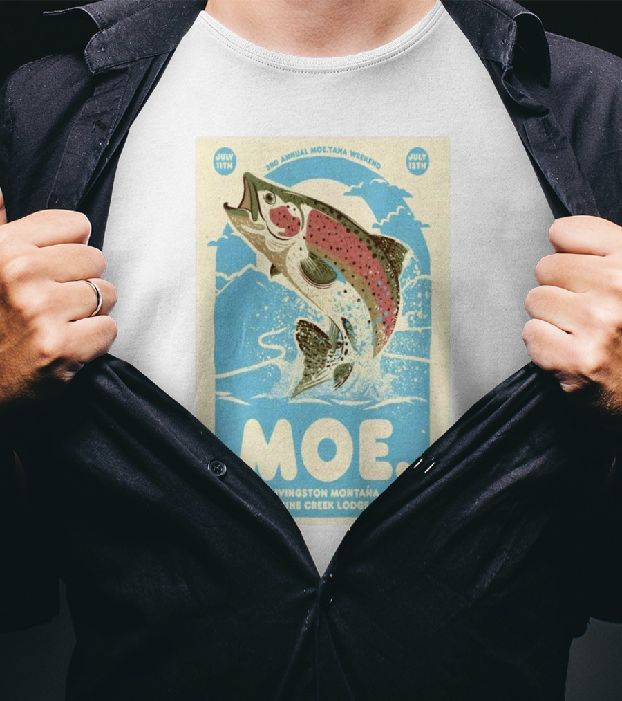 3rd Annual Moe.Tana Weekend Livingston Montana Pine Creek Lodge July 11-12 2025 T-Shirt