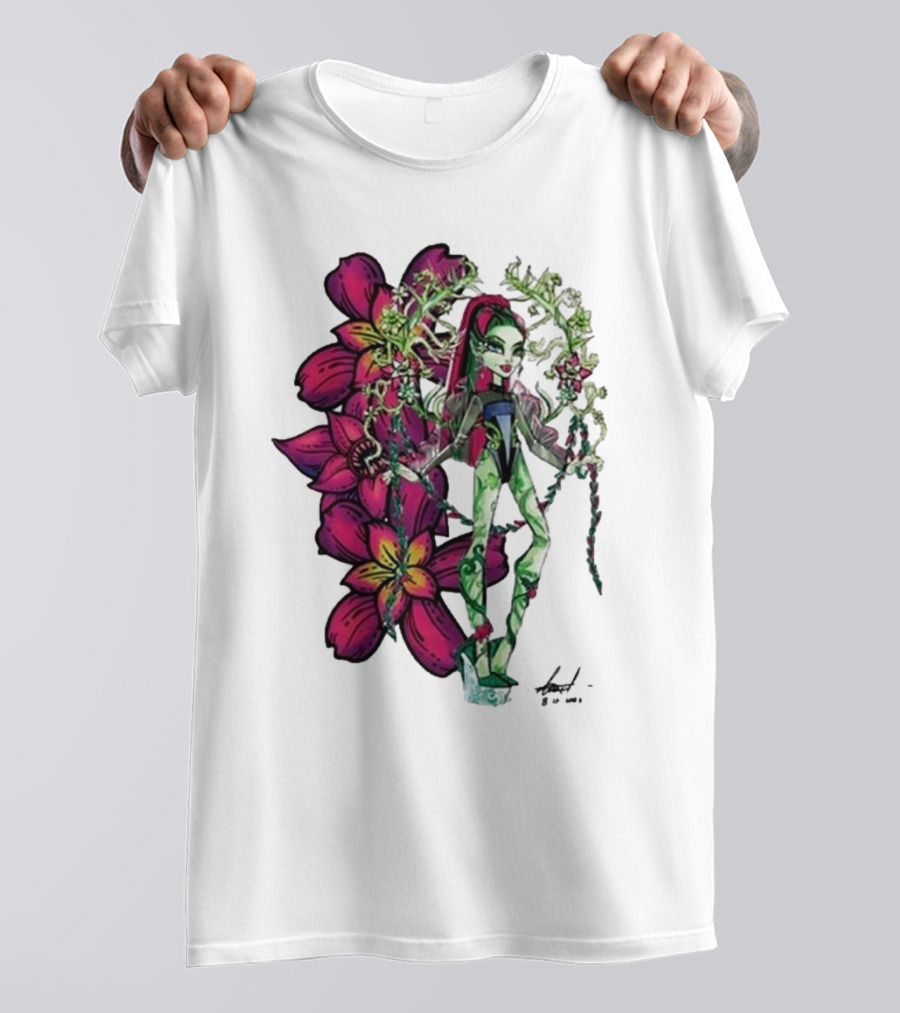 Monster High Venus McFlytrap Lily Blossom Vines Fashion Style T-Shirt