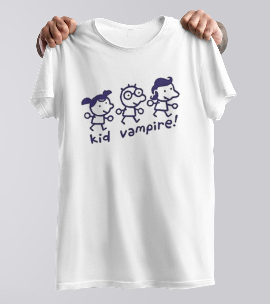 Mummy Joe Kid Vampire Purple Cartoon Characters T-Shirt