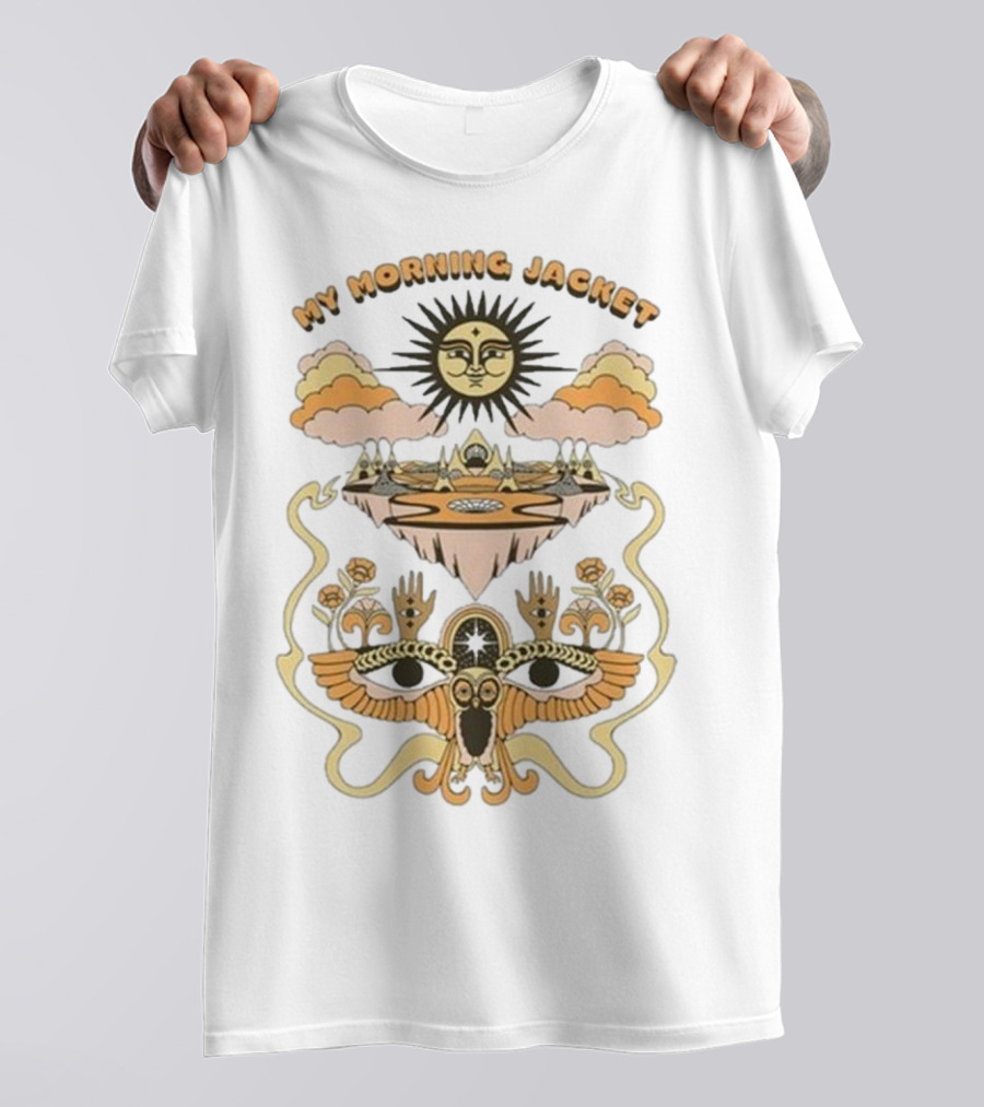 My Morning Jacket Suniverse Sun Owl Cloud Fantasy T-Shirt